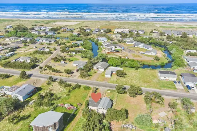 Located in the heart of Surfside—enjoy an easy walk to the beach and a laid-back community.