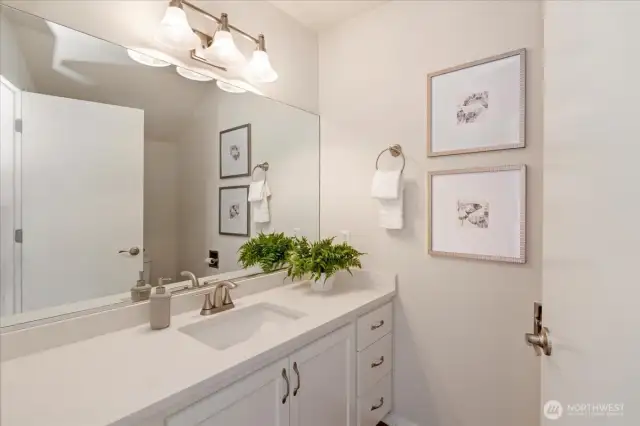 Main floor powder room