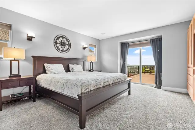 Primary bedroom with deck access