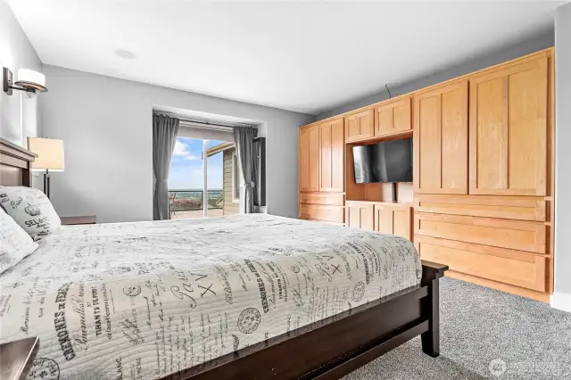 Primary bedroom with deck access