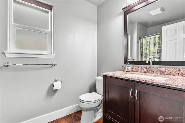 Main floor bathroom
