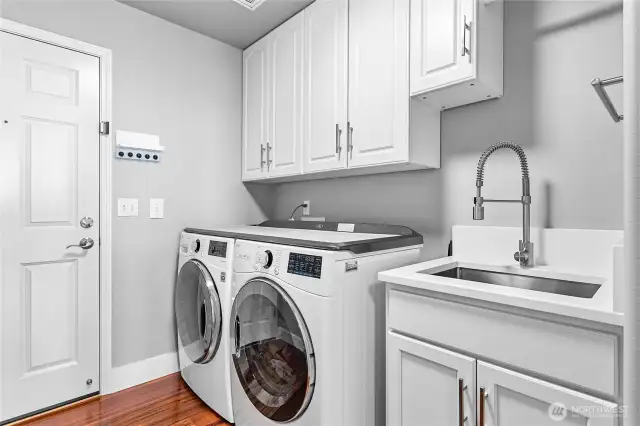 Main floor utility room