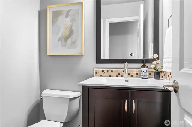 Main floor guest bathroom