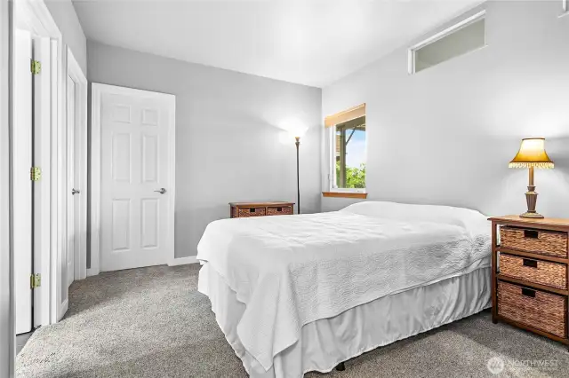 Lower level ADU bedroom