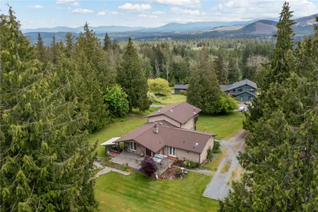 Aerial back of house