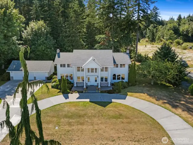 Welcome Home to this one of a kind Top of the World View Home on 5 beautiful Acres! A grand feeling home with exceptional functionality.