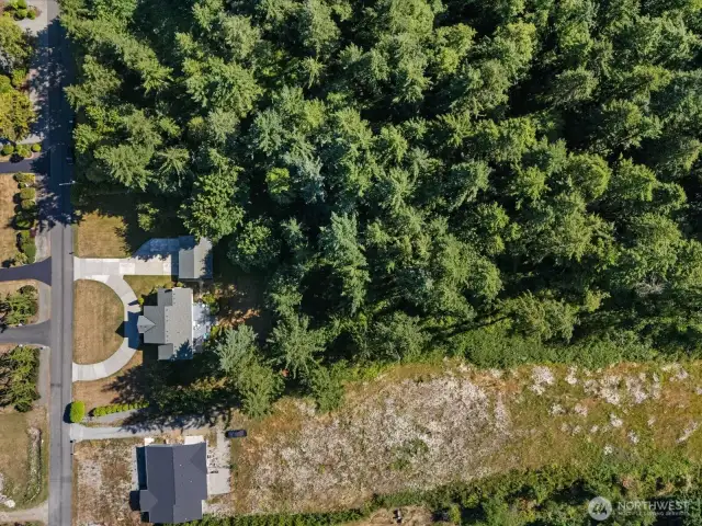 Home and property - house sits on Rocky Mountain High Rd and sprawls west all the way  connecting to Mountain Crest Rd at the eastern lot border.
