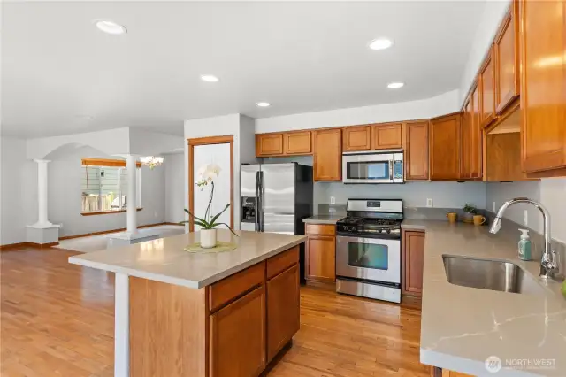 Large open space for entertaining