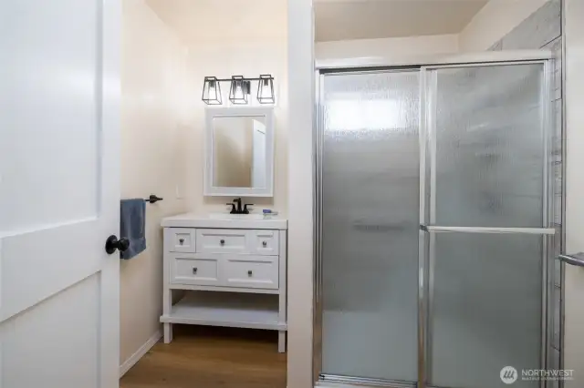 Updated main level bathroom