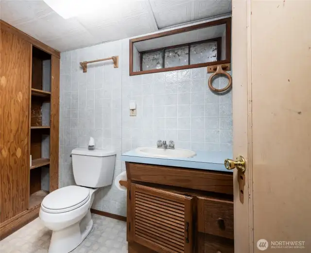 3/4 bathroom in the basement