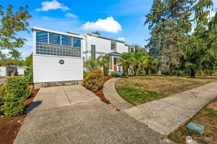 Driveway in front of home