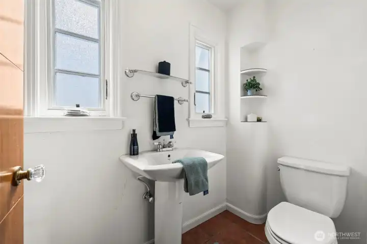 1/2 bath Main floor