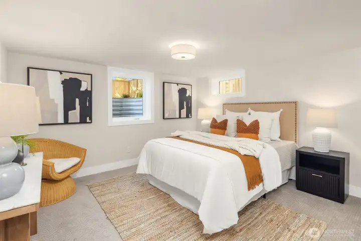 Lower level bedroom