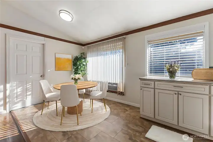 Dining Room, virtually staged.