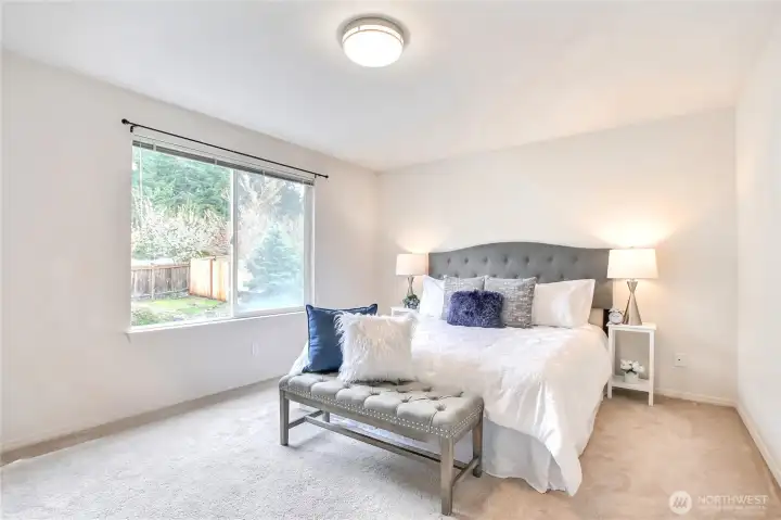 Oversized master suite