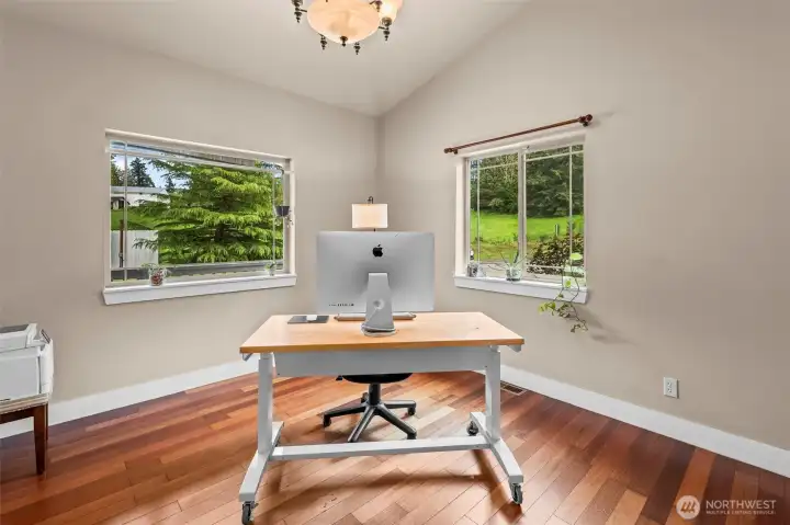 Just off entry, room for an office or formal dining room