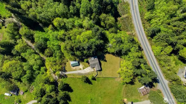 A view of the property without the lot lines.