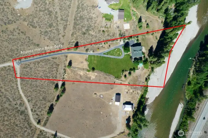 19 Mariposa Lane is 5.64 Acres. Together with over 300 feet of waterfront. Recreation Oasis is yours forever here! Super special. Only 3 miles from Winthrop.