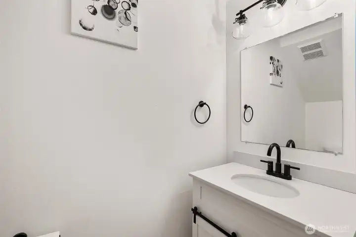 Main Level powder room Main Level powder room