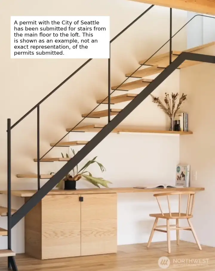 Imagine stairs to the loft! (Just need HOA approval). This design and other creative options are displayed in the condo as well Imagine stairs to the loft! (Just need HOA approval). This design and other creative options are displayed in the condo as well