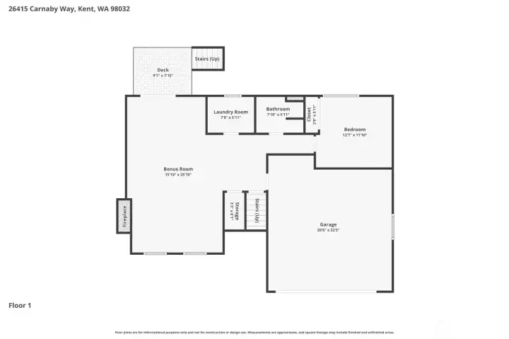 Floor 1 dimensions