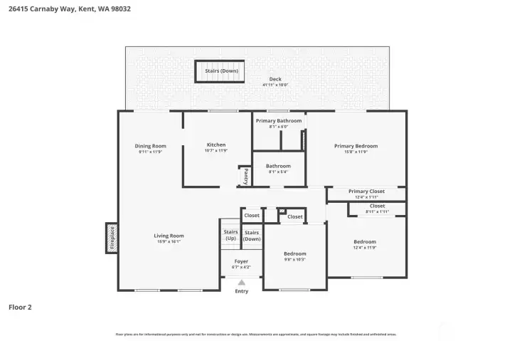 Floor 2 dimensions
