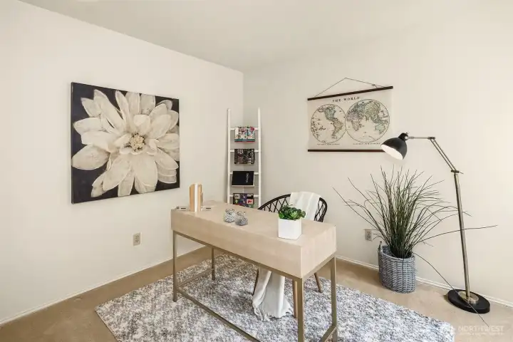 Third bedroom or home office space Third bedroom or home office space