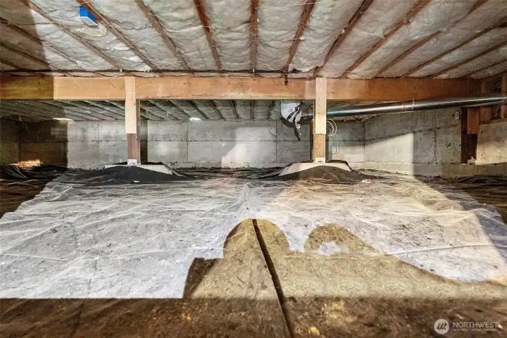 Unfinished Crawlspace Unfinished Crawlspace