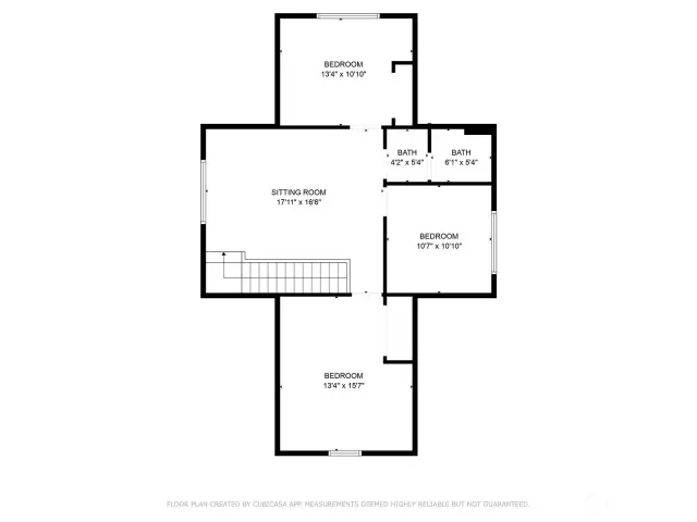 Upper floor layout