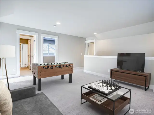 Upstairs Loft space can offer relaxing space and recreation