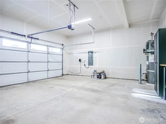 Garage has EV Charger