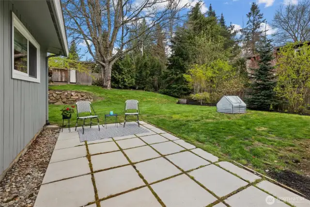 backyard paver patio