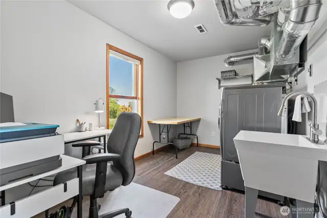 Utility room on main floor