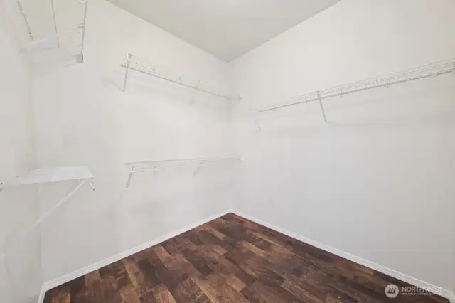 Primary walk-in closet