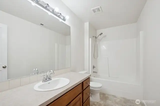 Spacious bedrooms