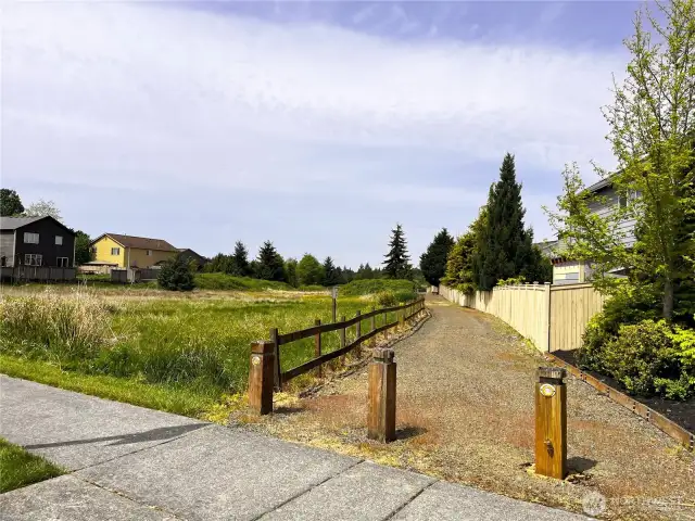 Trail head close by