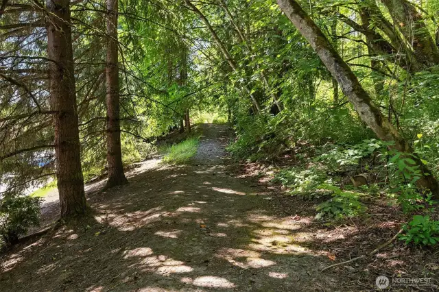 One of the trails behind the complex. Can you believe this is just a few minutes drive to downtown Bothell and Wayne Park?
