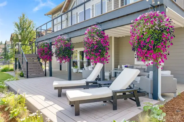 Relax on the sundeck while soaking in the views
