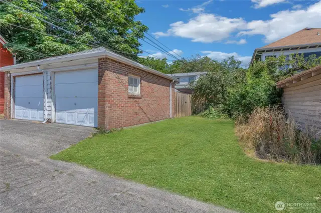Garage and additional parking