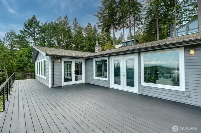 Enjoy french doors from both the great room and primary suite.