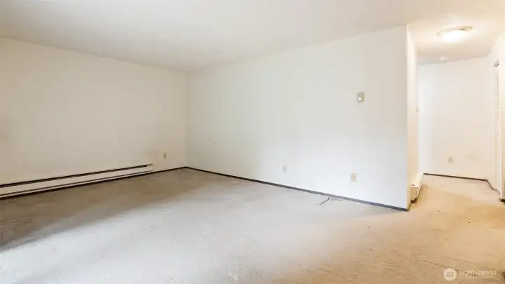 Living Room - Leading To Bedrooms + Bathroom.