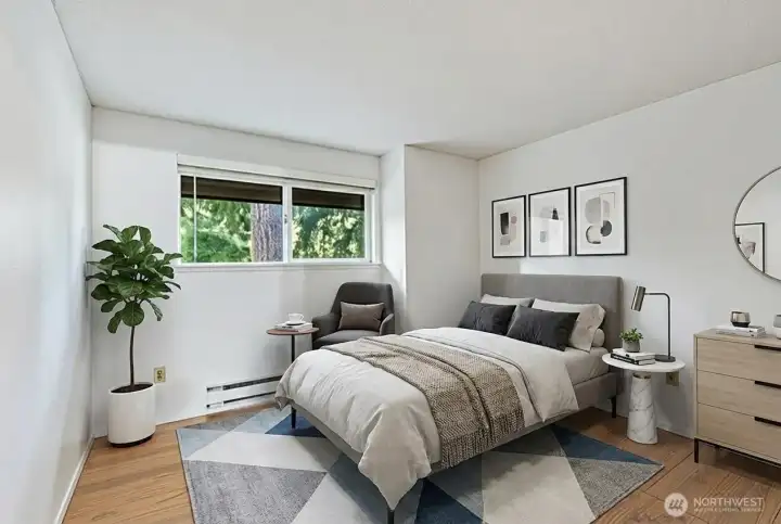 Bedroom 1.  *Home is virtually staged.