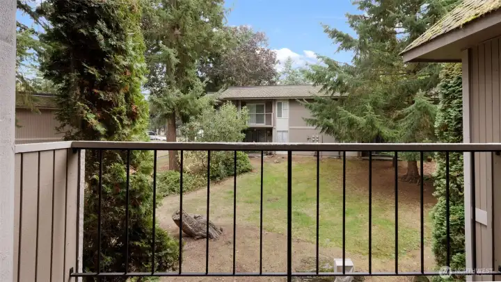 Balcony With Outdoor Storage.