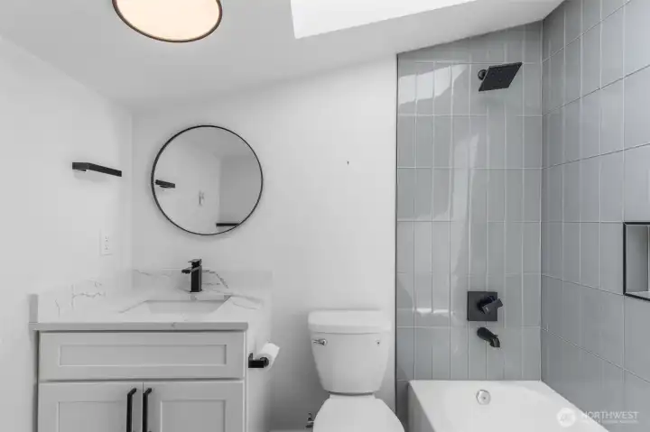 Elegant finishes make every morning feel like a hotel stay.