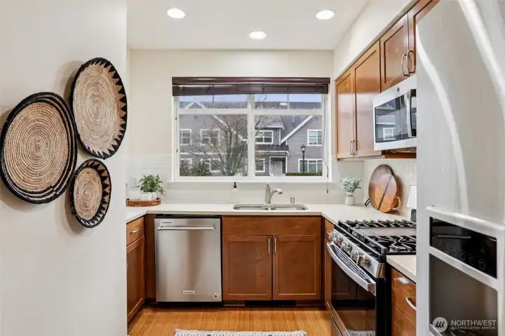 All appliances stay.