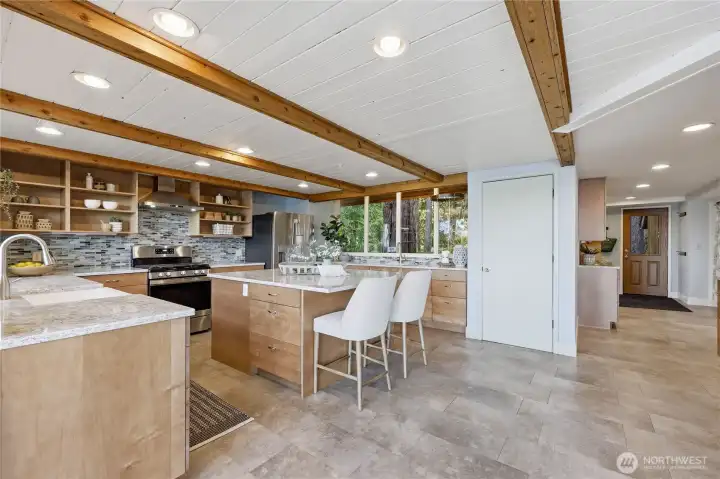 Updated kitchen with eating space.