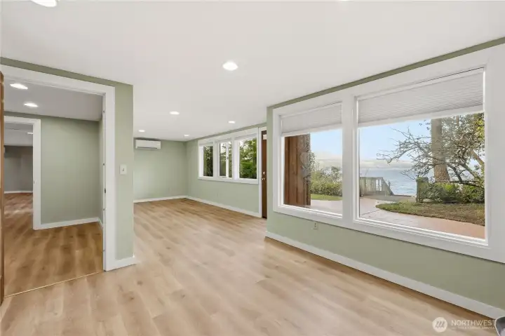 Office, guest room, strudio?  Flex space in basement with outdoor access.