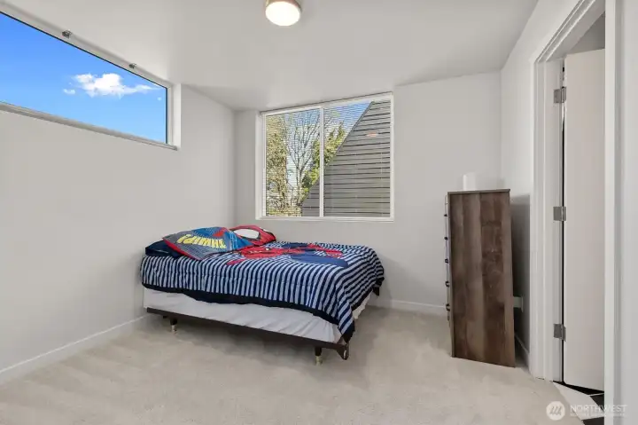 Second bedroom with ensuite bathroom.