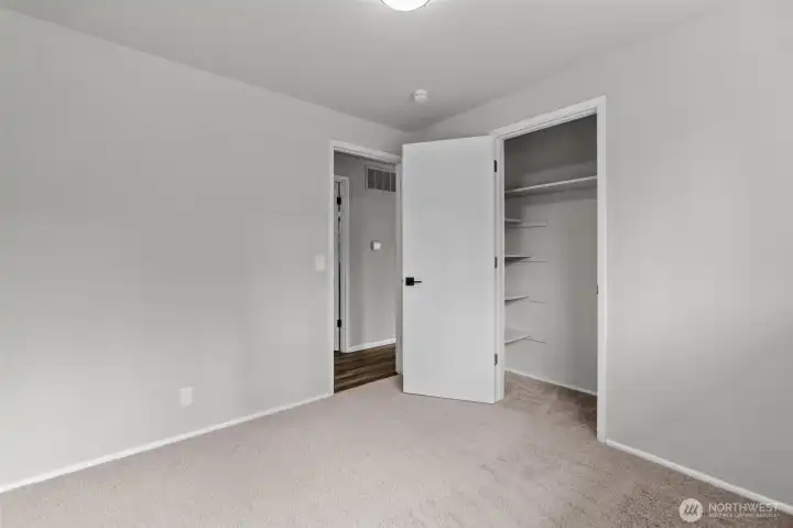 First bedroom closet