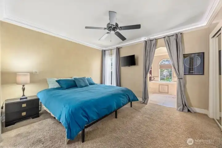 PRIMARY BEDROOM VIEW THE 2ND BATH